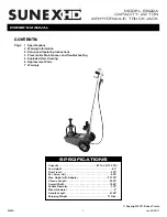 Sunex Tools 6622A Owner'S Manual preview