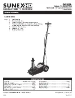 Preview for 1 page of Sunex Tools 6635A Owner'S Manual