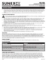 Preview for 4 page of Sunex Tools 6635A Owner'S Manual