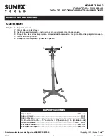 Preview for 6 page of Sunex Tools 7700C Owner'S Manual