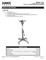 Preview for 11 page of Sunex Tools 7700C Owner'S Manual