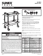 Preview for 1 page of Sunex Tools 8005SC Assembly Instructions Manual