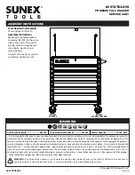 Preview for 1 page of Sunex Tools 8057XTDLGYS Assembly Instructions Manual