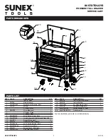 Preview for 3 page of Sunex Tools 8057XTDLGYS Assembly Instructions Manual