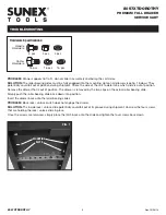 Preview for 2 page of Sunex Tools 8057XTDOROTHY Service Manual