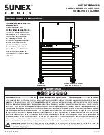 Preview for 4 page of Sunex Tools 8057XTELEANOR Assembly Instructions Manual