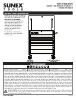 Preview for 6 page of Sunex Tools 8057XTELEANOR Assembly Instructions Manual