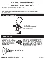 Preview for 4 page of Sunex Tools 90045A Operating Instructions Manual