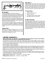 Preview for 4 page of Sunex Tools SX244 Operating Instructions Manual