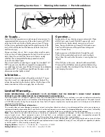 Preview for 4 page of Sunex Tools SX260 Operating Instructions Manual