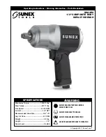 Sunex Tools SX4350 Operating Instructions Manual preview