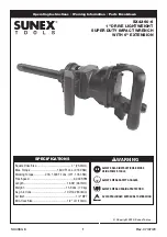 Preview for 1 page of Sunex Tools SX4360-6 Operating Instructions Manual