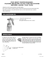 Preview for 4 page of Sunex Tools SX80B Operating Instructions Manual