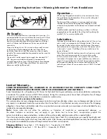 Предварительный просмотр 4 страницы Sunex Tools SXC205 Operating Instructions Manual