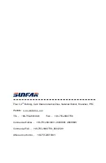 Preview for 68 page of Sunfar E300 Series Manual