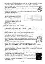 Preview for 6 page of SUNFEEL CGS185SB Instruction Booklet