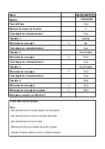 Предварительный просмотр 28 страницы SUNFEEL CO4462WB Operating And Installation Instructions