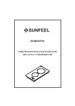SUNFEEL DO4230TIN Operating And Installation Instructions preview