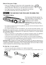 Preview for 7 page of SUNFEEL FG854SC A+ Instruction Booklet