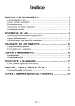 Предварительный просмотр 2 страницы SUNFEEL FGF186IF Instruction Booklet