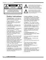 Preview for 2 page of Sunfire Architectural Choice Series II User Manual