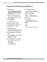 Preview for 8 page of Sunfire Architectural Choice Series II User Manual