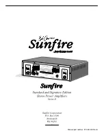 Preview for 24 page of Sunfire cinema grand Series II User Manual