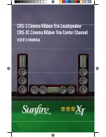 Preview for 1 page of Sunfire CRS-3 User Manual