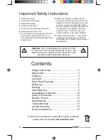 Preview for 2 page of Sunfire CRS-3 User Manual