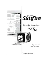 Preview for 1 page of Sunfire EQ Signature User Manual