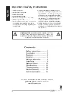 Preview for 2 page of Sunfire HRS-SAT-4C User Manual