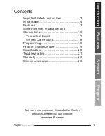 Предварительный просмотр 3 страницы Sunfire OLE-2SF User Manual