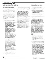 Preview for 42 page of Sunfire Radio User Manual