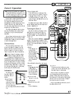 Preview for 47 page of Sunfire Radio User Manual