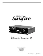 Preview for 60 page of Sunfire Radio User Manual