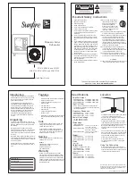 Предварительный просмотр 1 страницы Sunfire SDS-10230 Quick Start Manual