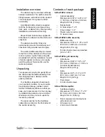 Preview for 5 page of Sunfire SRS-210W-B Baffle Installation Instructions Manual