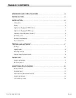 Preview for 3 page of Sunfire SX-6-26A Installation And Operation Manual