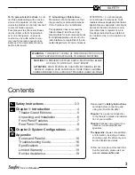 Preview for 3 page of Sunfire TGA-7200 User Manual