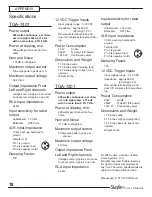 Предварительный просмотр 18 страницы Sunfire TGA-7201 User Manual