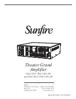 Предварительный просмотр 20 страницы Sunfire TGA-7201 User Manual