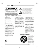 Preview for 2 page of Sunfire TGR-401 User Manual