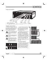 Preview for 21 page of Sunfire TGR-401 User Manual