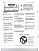 Preview for 2 page of Sunfire THEATER GRAND PROCESSOR II User Manual