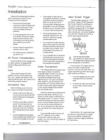 Preview for 12 page of Sunfire THEATER GRAND PROCESSOR II User Manual