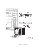 Предварительный просмотр 1 страницы Sunfire True Subwoofer EQ Solitaire 10 User Manual