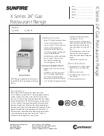 Preview for 1 page of Sunfire X24-4L Instruction Manual