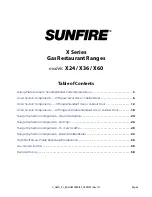 Preview for 3 page of Sunfire X24 Parts List