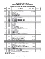 Preview for 9 page of Sunfire X24 Parts List