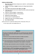 Preview for 9 page of SUNFLEX V6A FM User Manual